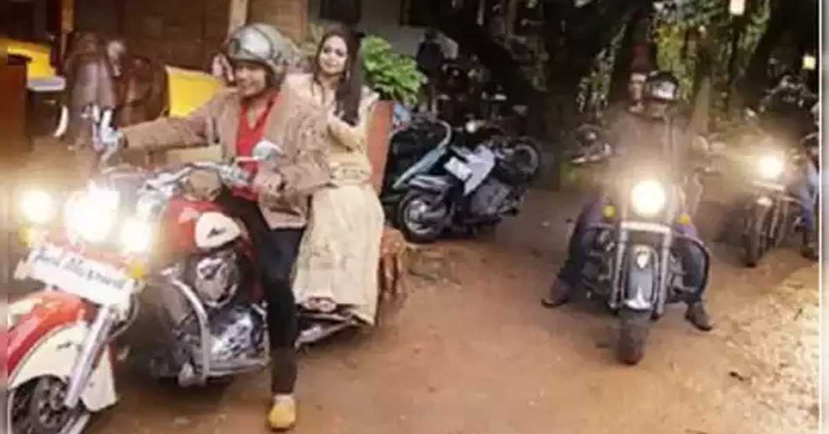 రోడ్డుపైకి వచ్చిన కొత్త జంట.. ఇంట్లో ఎంజాయ్ చేయాలన్న పోలీస్