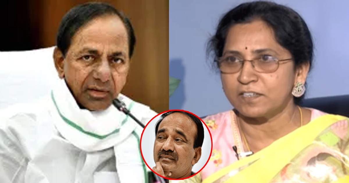నిరూపిస్తే ముక్కు నేలకు రాస్తా..కేసీఆర్ కు ఈటల భార్య సవాల్