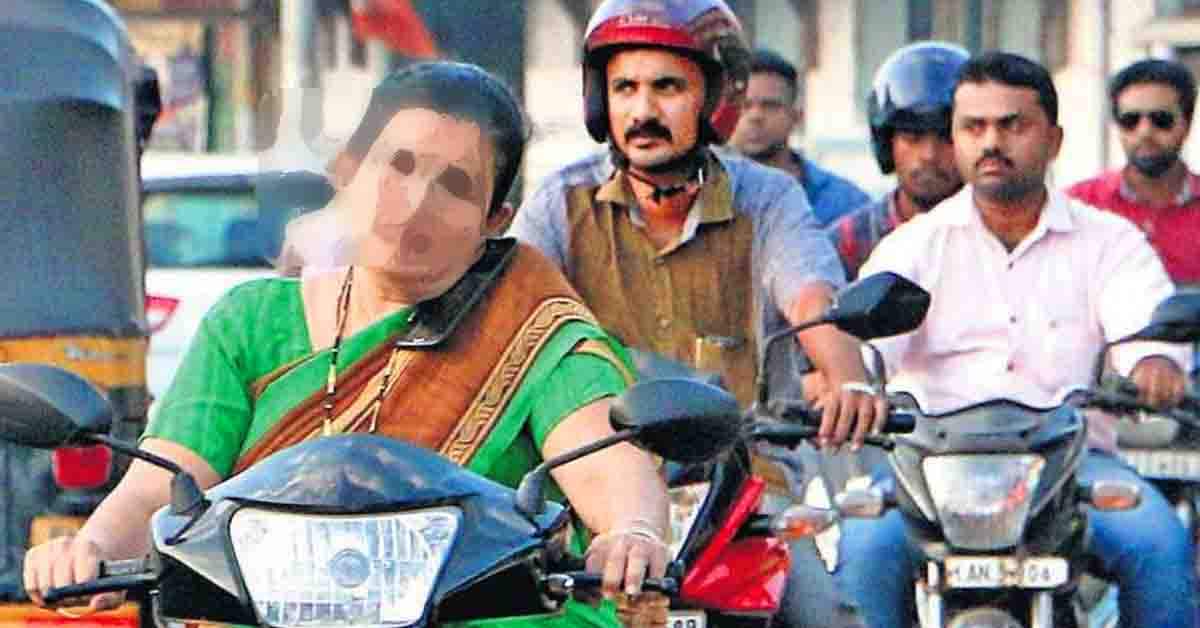 22 ట్రాఫిక్ చలాన్లు కట్టకుండ తప్పించుకుంటోన్న అమ్మాయి దొరికేసింది.