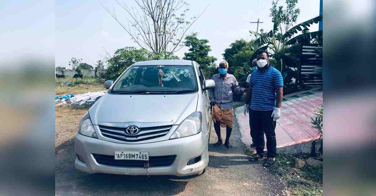వైరస్ వచ్చిన వారికి ఈ కారులో ప్రయాణం ఫ్రీ! మానవత్వం చాటుకుంటున్న ఖమ్మం కుర్రాడు!