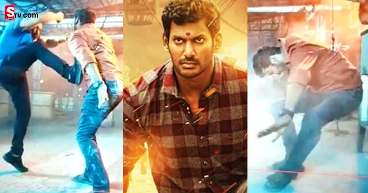 ఫ్లాష్ ఫ్లాష్ : షూటింగ్ లో విశాల్ కి తీవ్ర గాయాలు!!.