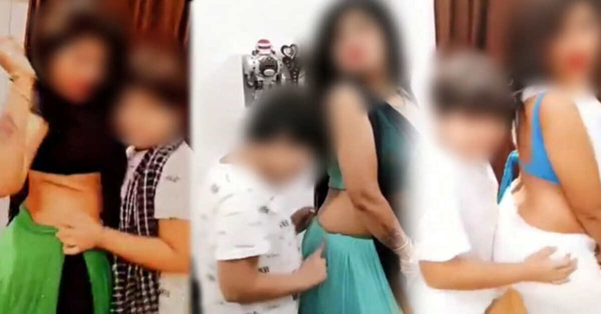కన్న కొడుకుతో తల్లి నృత్యం, పాపులారిటీ కోసం నీచంగా