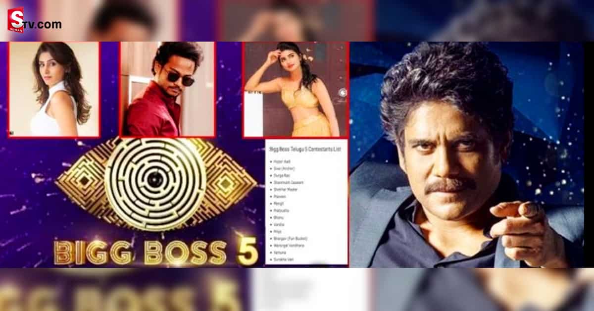 బిగ్‌బాస్‌-5 కంటెస్టెంట్స్ వీళ్లే.?