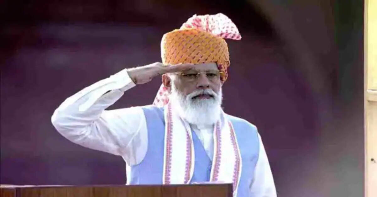 స్వాతంత్ర్యదినోత్సవ వేడుకల్లో భావోద్వేగానికి గురైన ప్రధాని మోదీ