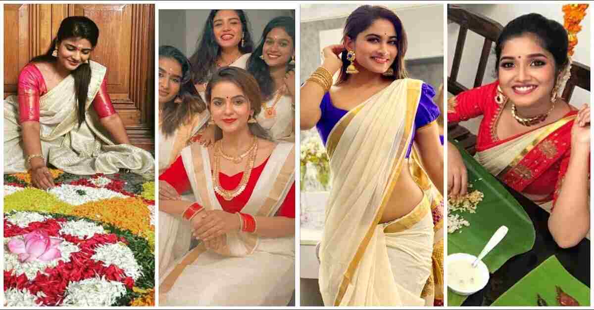 కేరళలో వైభవంగా ఓనం పండగ, హొయలొలికిస్తున్న మలయాళ భామలు