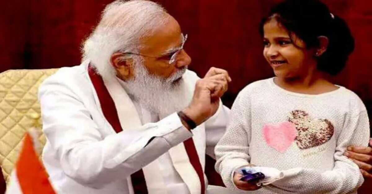 మీరు గుజరాత్ వారేనట కదా.. పదేళ్ల చిన్నారి ప్రశ్నకు ప్రధాని ఆశ్చర్యం