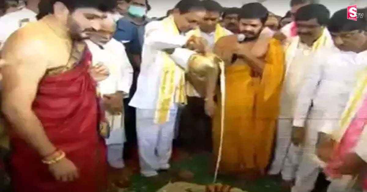ఢిల్లీలో టీఆర్‌ఎస్ పార్టీ కార్యాలయ సౌధానికి సీఎం కేసీఆర్ శంకుస్థాపన!..