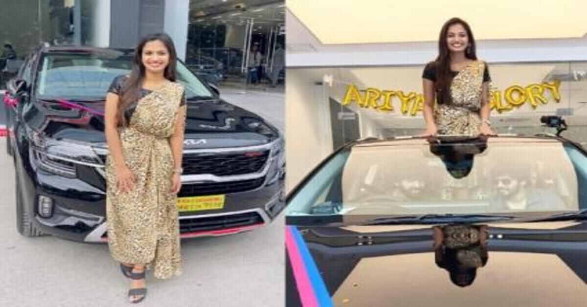 కియా కారు కొన్న అరియానా, వాళ్లిద్దరితో కలిసి కారులో షికారు