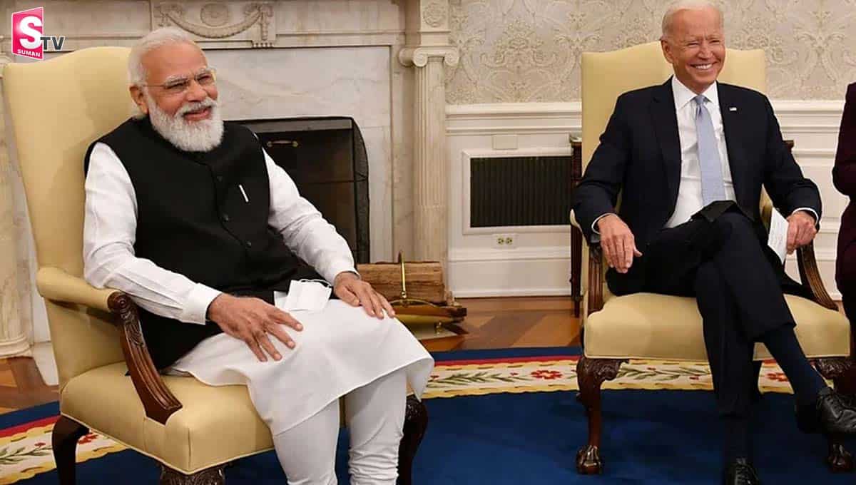 వైట్‌హౌజ్‌లో మోదీ, బైడెన్‌ భేటి.. న‌వ్వులు పూయించిన ప్ర‌ధాని!