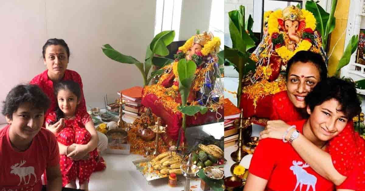 సూపర్‌స్టార్‌ మహేష్‌బాబు ఇంట గణేష్‌ నిమజ్జన వేడుకలు.. వీడియో వైరల్‌