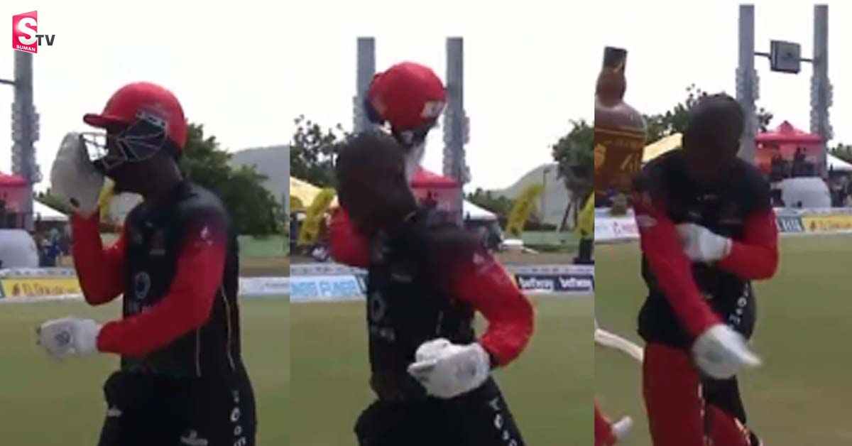 కరేబియన్‌ లీగ్‌ లో కట్టలు తెంచుకున్న ఆవేశం.. వీడియో వైరల్‌!