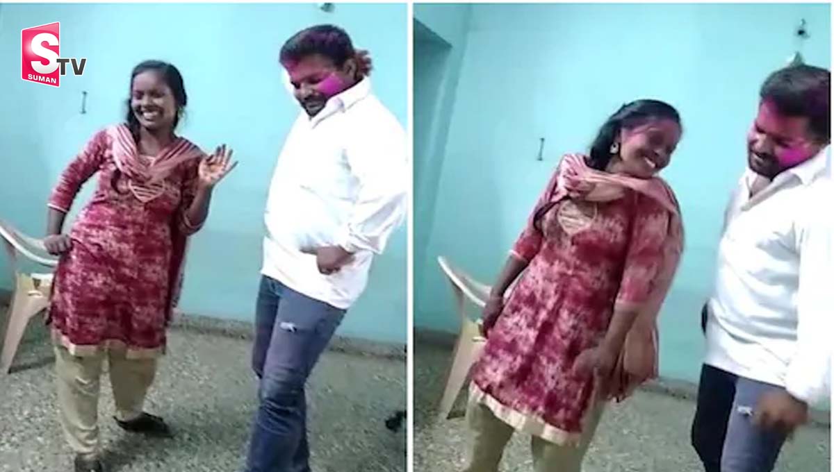 సచివాలయంలో వాలంటీర్ల స్టెప్పులు.. వీడియో వైరల్..