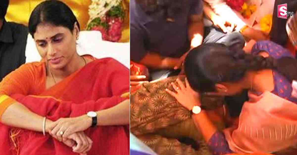 సింగరేణి బాలిక కుటుంబాన్ని పరామర్శించిన వైఎస్ షర్మిల
