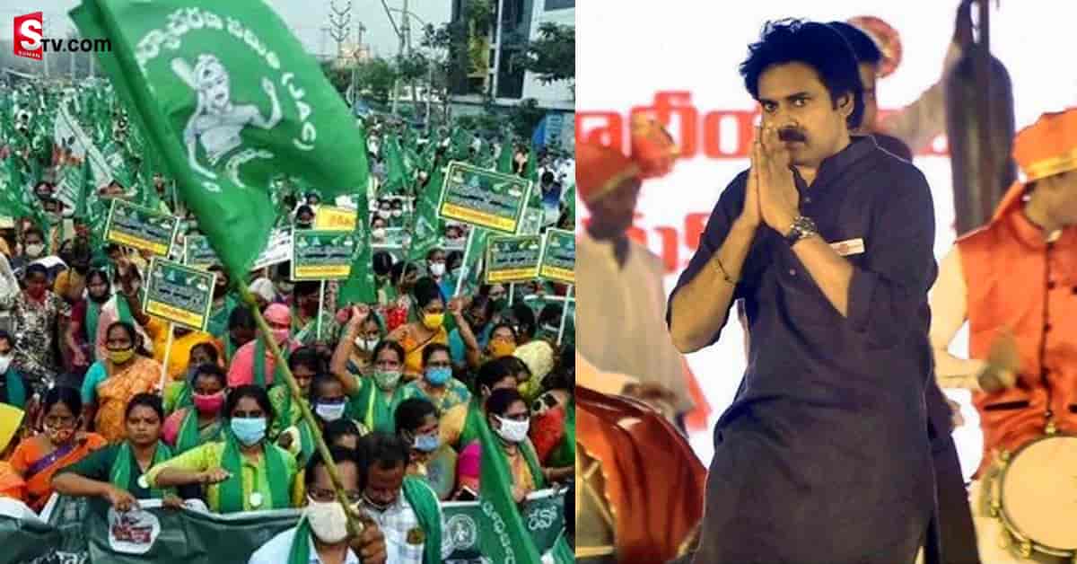 మహా పాదయాత్రకు పవన్‌కళ్యాణ్‌ మద్దతు కోరిన రాజధాని రైతులు