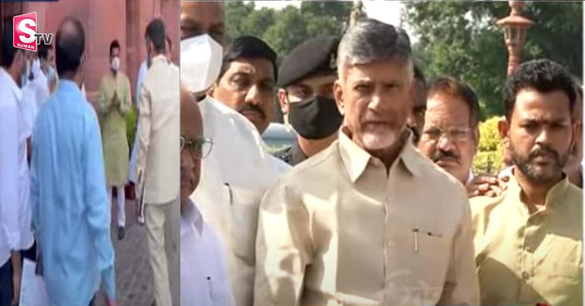 టీడీపీ నేతలతో కలిసి రాష్ట్రపతితో భేటీ అయిన చంద్రబాబు..