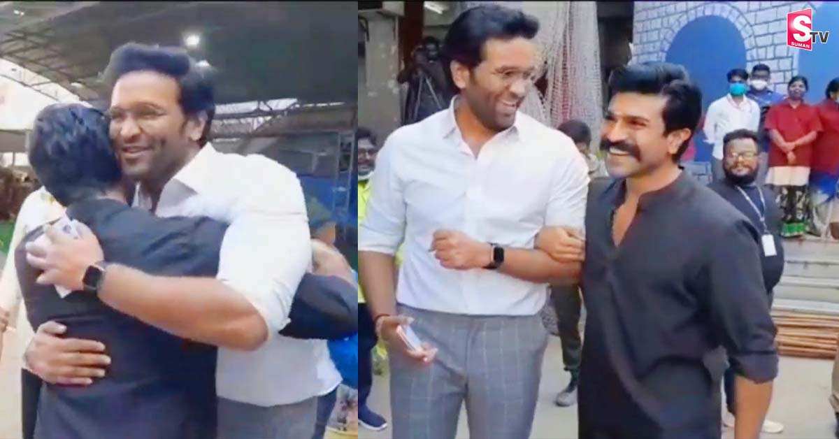 ‘మా’ ఎన్నికల పోలింగ్‌ కేంద్రంలో రామ్‌ చరణ్‌ తో మంచు విష్ణు కామెడీ