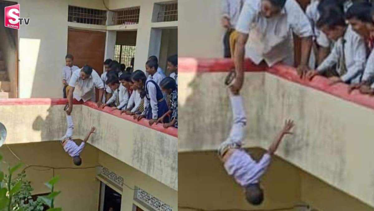 రెండో తరగతి విద్యార్థిపై హెడ్ మాస్టర్ దాష్టికం