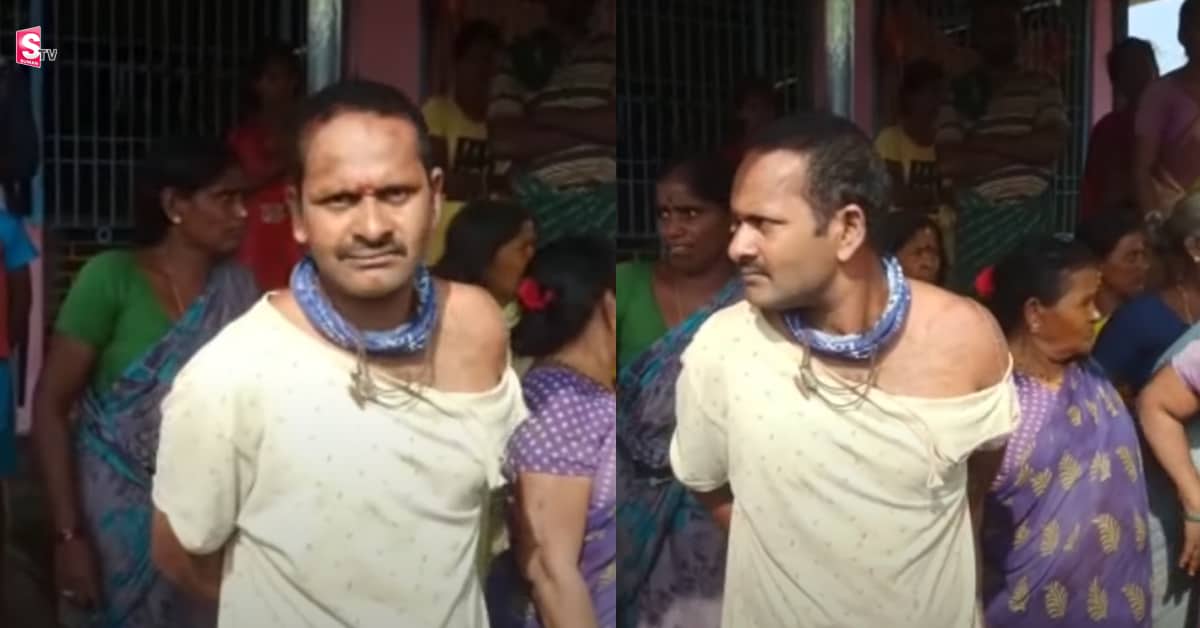 స్కూల్ కు వెళ్లే బాలికలను వేధిస్తూ యువకుడి పైశాచిక ఆనందం