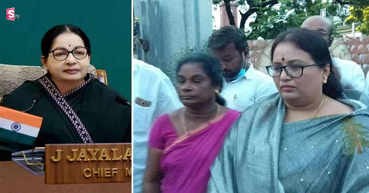 జయలలిత కుమార్తెను నేనే అంటూ సమాధి వద్ద ఓ మహిళ హల్‌చల్..!