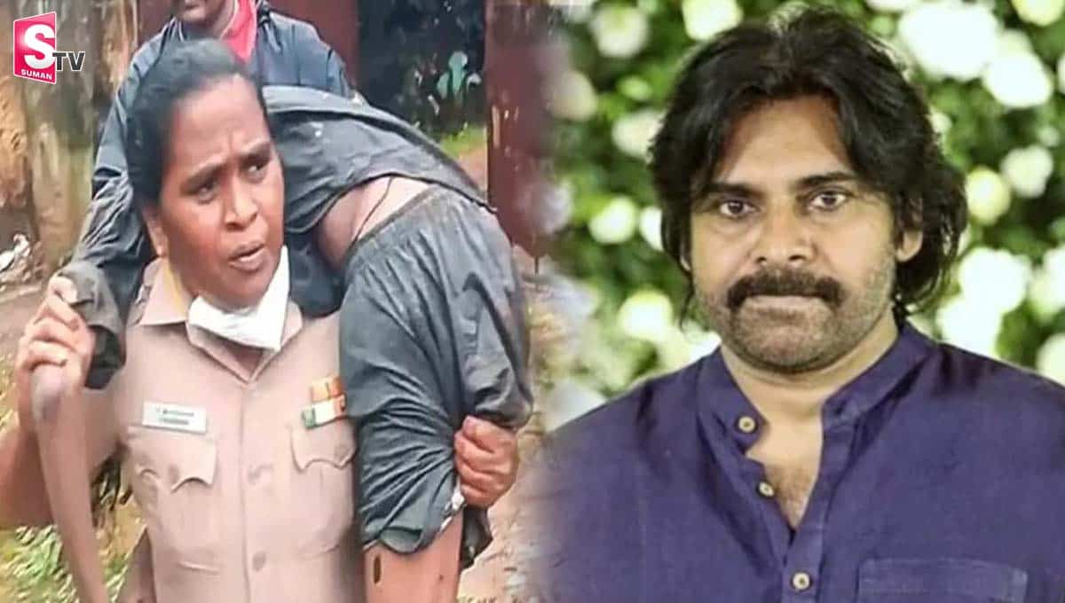 విపత్తులో మహిళా ఎస్ఐ సేవ అందరికీ ఆదర్శం : పవన్ కళ్యాన్