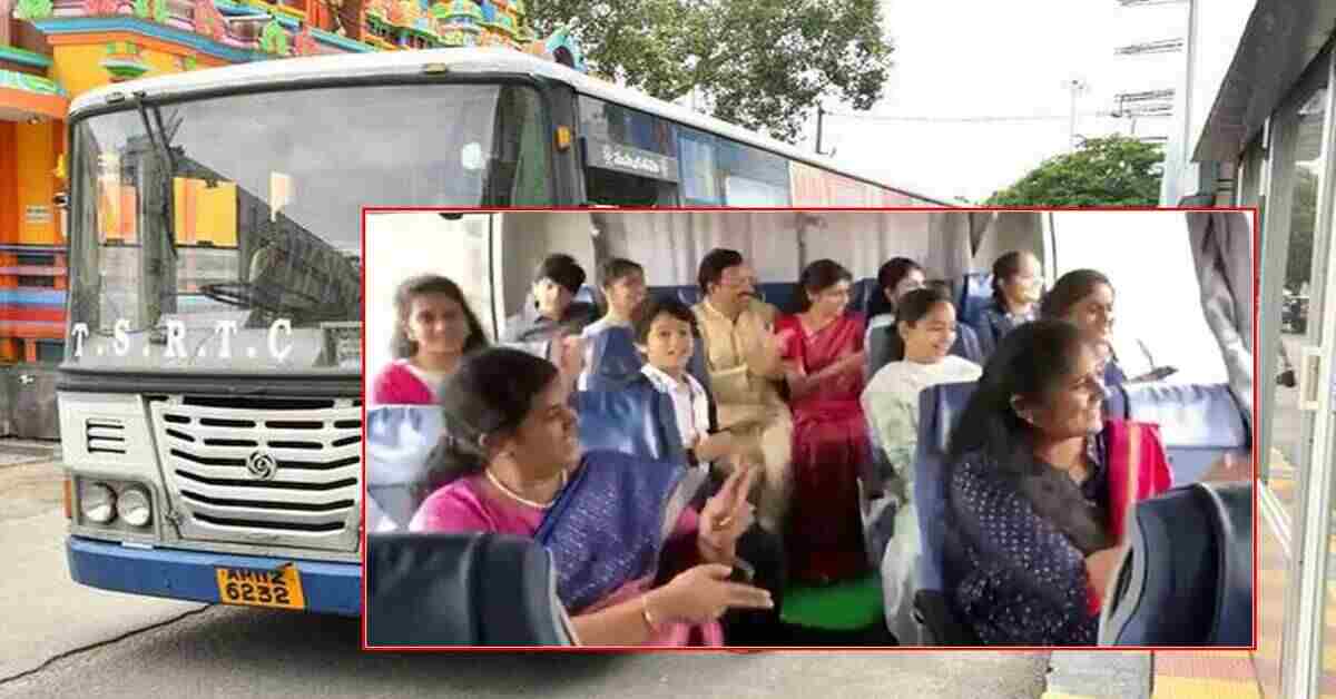 ఆర్టీసీ బస్సులో సజ్జనార్ ఫ్యామిలీ.. కుటుంబంతో కలిసి డ్యాన్స్