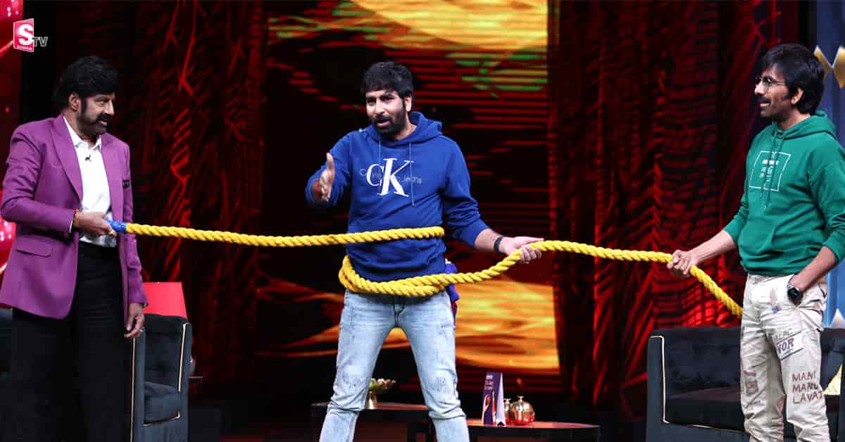 బాలయ్యతో సందడి చేసిన మాస్ మహారాజా రవితేజ!