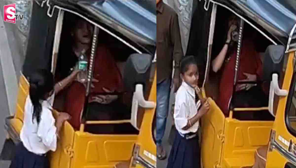 రోడ్డుపై గర్భిణీ అవస్థలు చూసి గొప్ప పని చేసిన బుజ్జితల్లి! ఎమోషనల్ వీడియో!