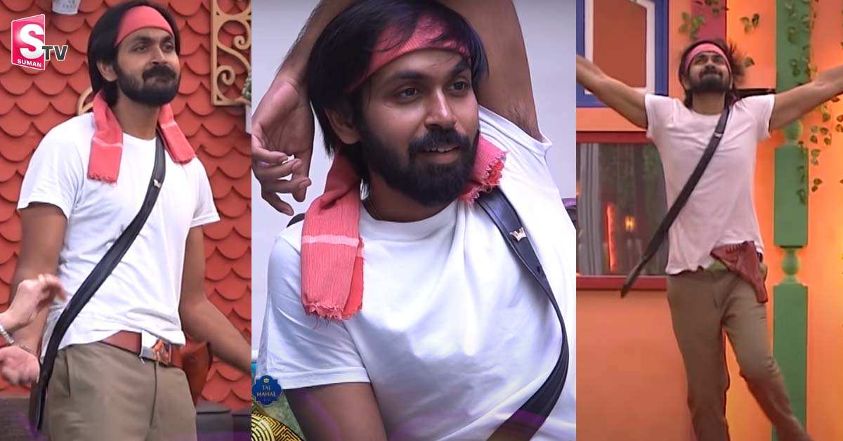 దేఖొ దేఖొ గబ్బర్‌ సింగ్‌ అంటూ మానస్‌ స్టెప్పులు అదుర్స్‌..
