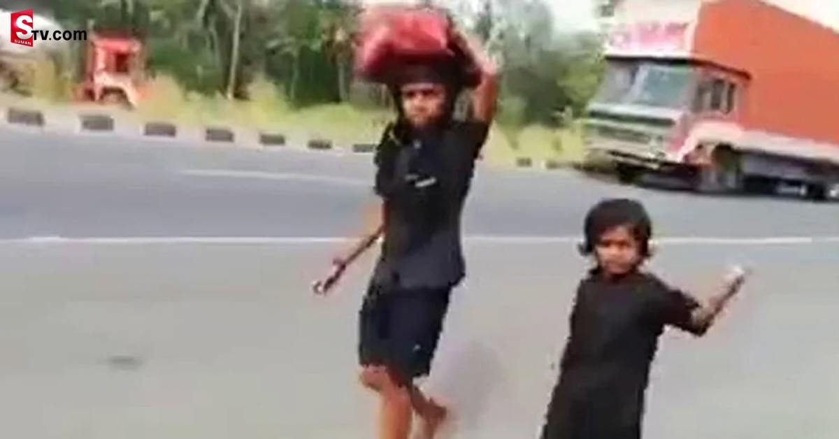 580 కిలో మీటర్లు నడిచి శబరిమలకి! చిన్నారుల వీడియో వైరల్!