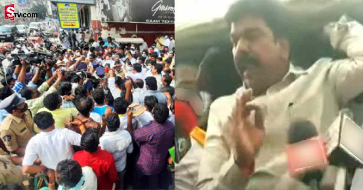 గుడివాడ టీడీపీ కార్యాలయం వద్ద ఉద్రిక్తత.. పోలీసుల అదుపులో టీడీపీ నేతలు