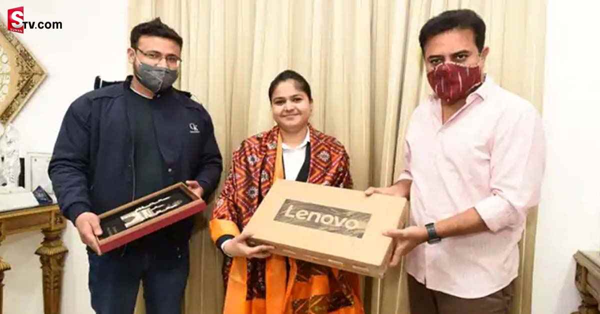 కేటీఆర్ పెద్ద మనసు.. వికలాంగ క్రీడాకారిణికి ఆపన్నహస్తం