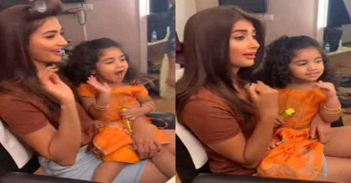 అల్లు అర్జున్ తో కాదు.. అల్లు అర్హతో పూజా హెగ్డే స్పెప్పులు