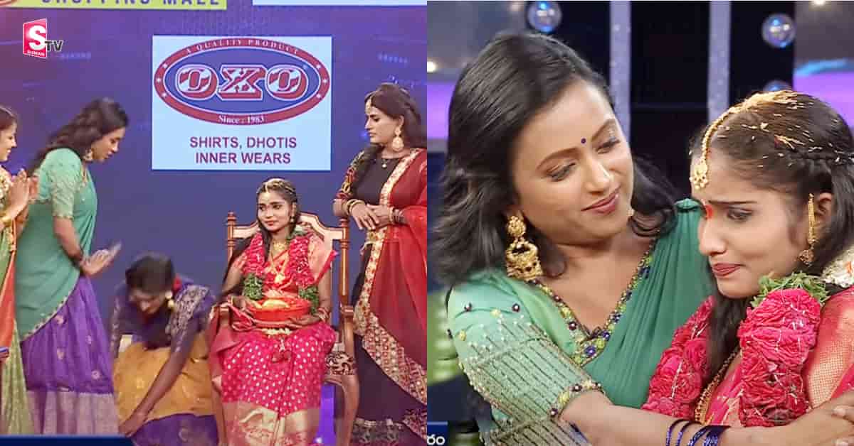 క్యాష్ షోలో జబర్దస్త్ వినోదిని భార్యకు సీమంతం! లైవ్ లో కన్నీరు!