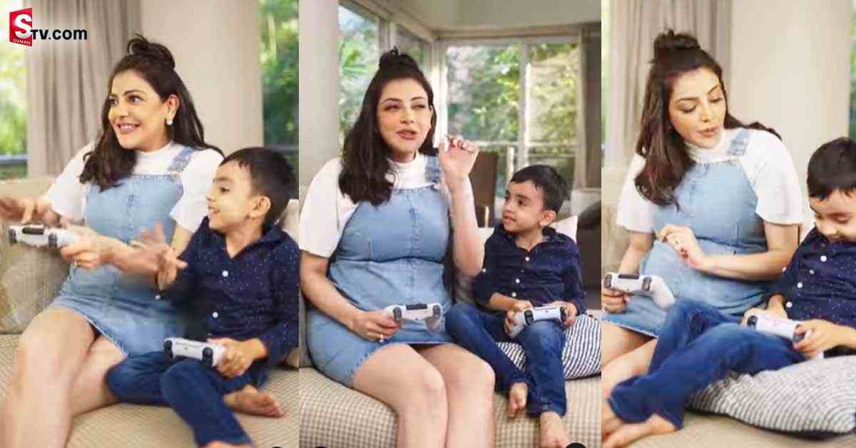 బేబీ బంప్ తోనే కాజల్ యాడ్! వీడియో వైరల్!