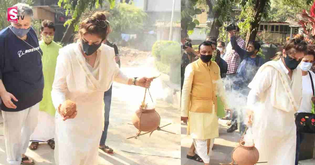 తండ్రి మృతి!  అంత్యక్రియలు చేసిన స్టార్ హీరోయిన్!