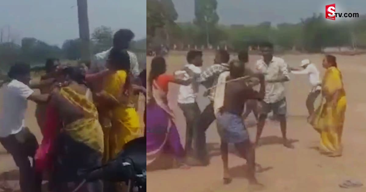 భీభత్సమైన ఫైట్‌ సీన్‌.. కలబడి కుమ్ముకున్న రెండు వర్గాలు..