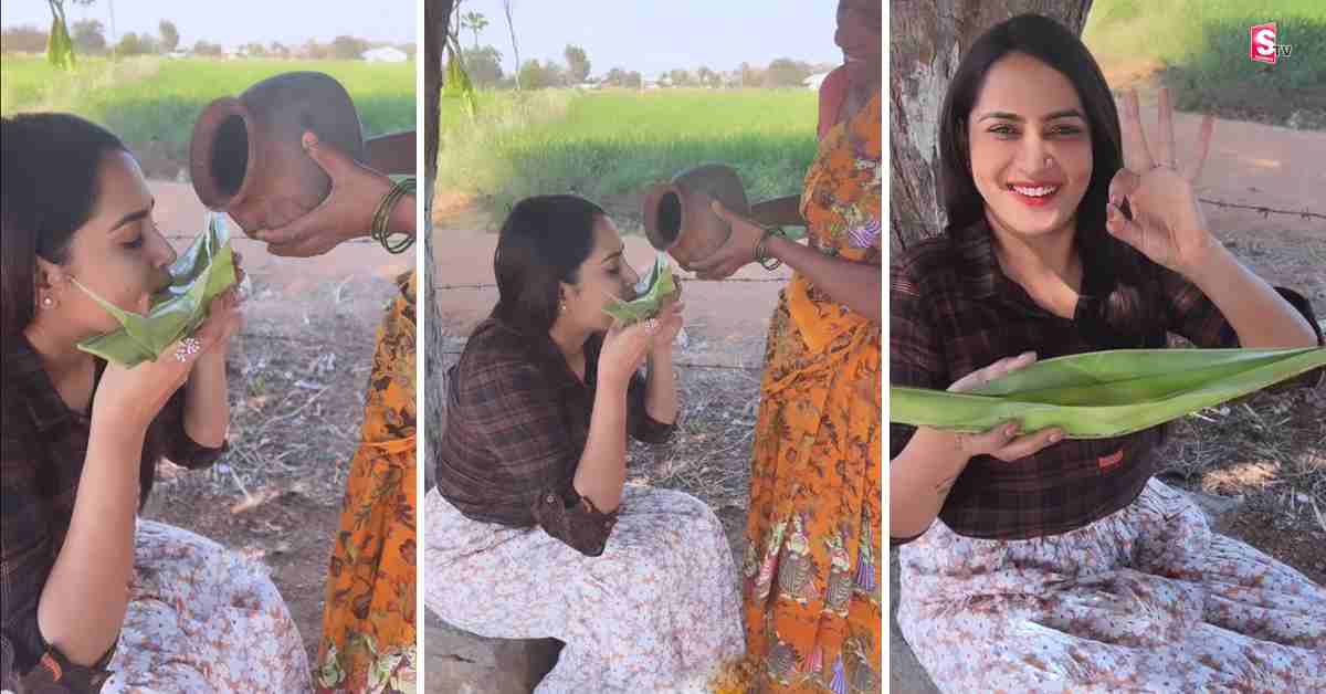 వీడియో: కల్లు తాగుతూ ఎంజాయ్ చేసిన బిగ్ బాస్ హిమజ!