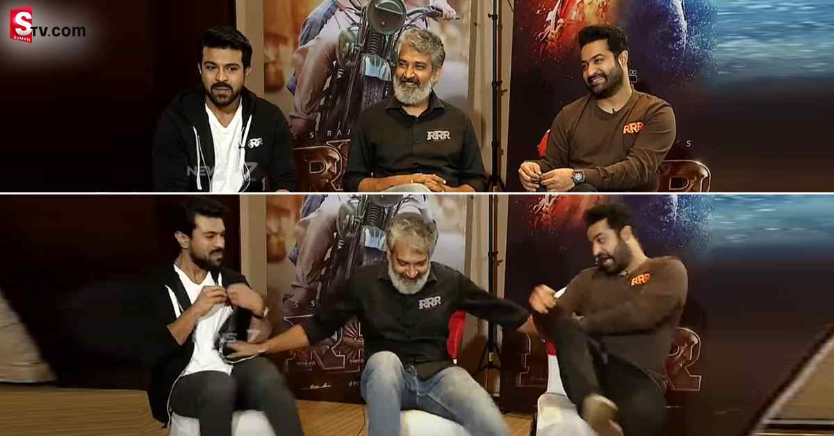 వైరల్ వీడియో: రామ్ చరణ్‌- తారక్ పై రివేంజ్ తీర్చుకున్న రాజమౌళి