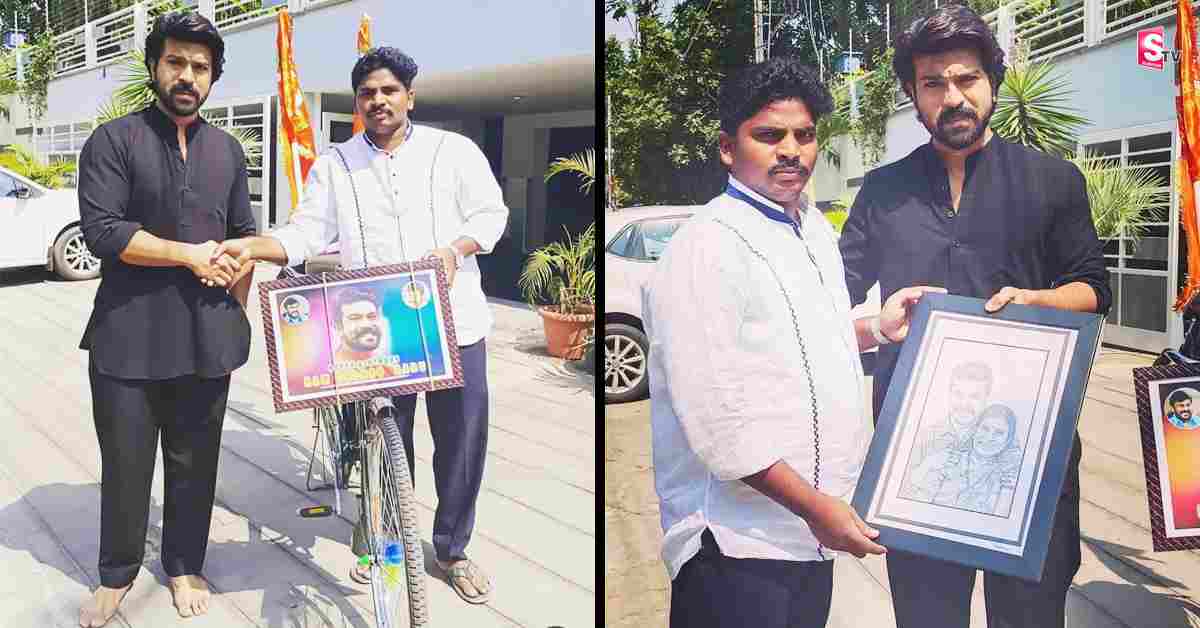 అయ్యప్ప మాలలో మెగా హీరో రాం చరణ్.. ఫోటోలు వైరల్!