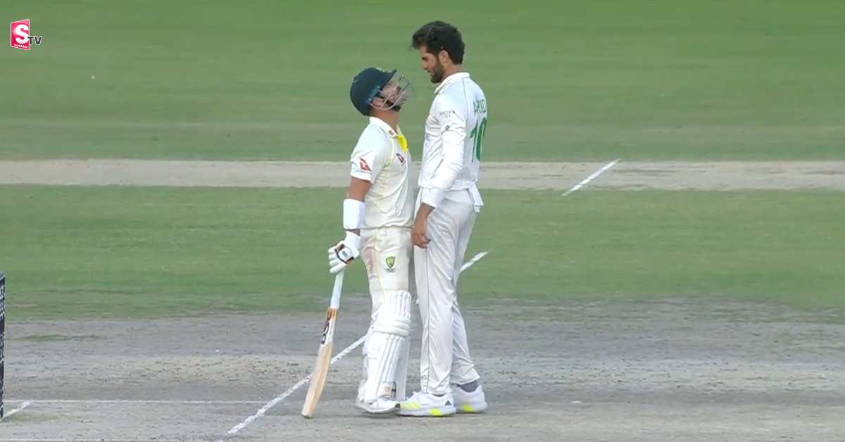 వార్నర్ మీదకి దూసుకెళ్లిన పాకిస్థాన్ బౌలర్!