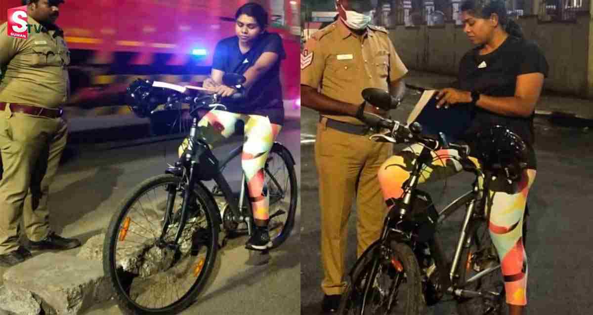 అర్ధరాత్రి సైకిల్‌పై లేడీ ఐపీఎస్ అధికారిణి పెట్రోలింగ్.. షభాష్ అన్న సీఎం!