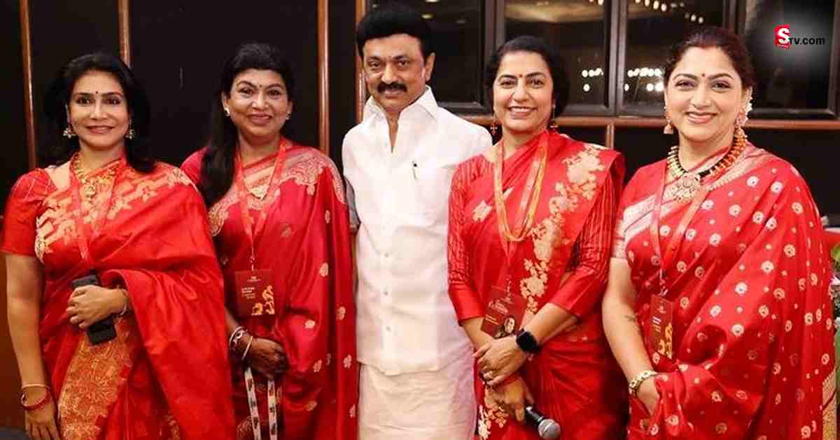 అలనాటి హీరోయిన్లతో సీఎం స్టాలిన్‌.. ఫోటో వైరల్‌!