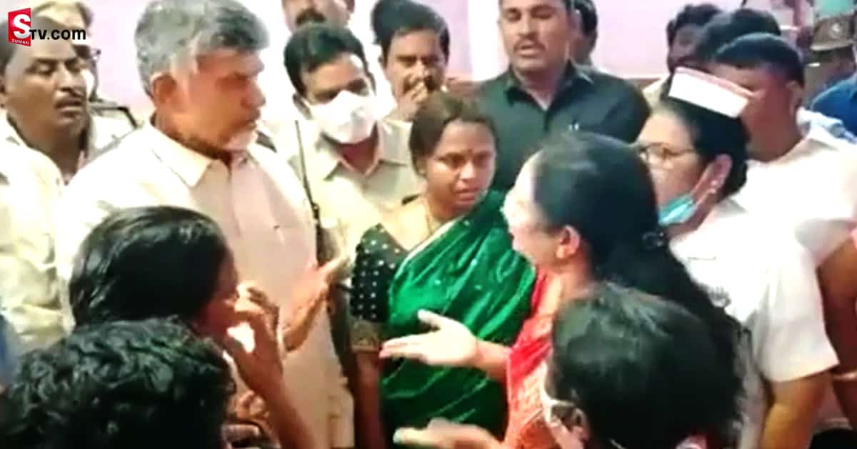 పరామర్శలో గలాట: చంద్రబాబు, వాసిరెడ్డి పద్మల మధ్య వాగ్వివాదం..