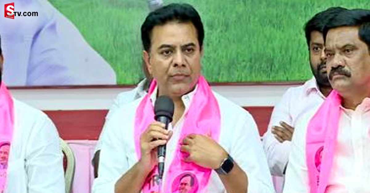ఈ నెల 8న ప్రతీ ఇంటిపై నల్ల జెండాలు ఎగురవేయండి: కేటీఆర్‌