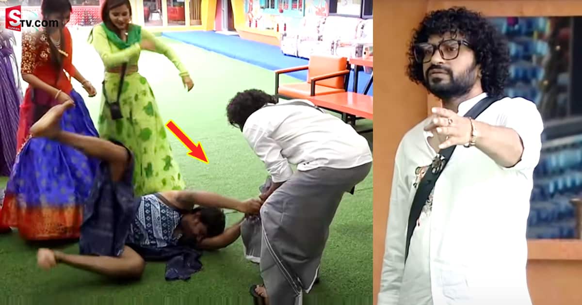 బిగ్ బాస్ హౌస్ లో మందేసి చిందేసిన యాంకర్ శివ!