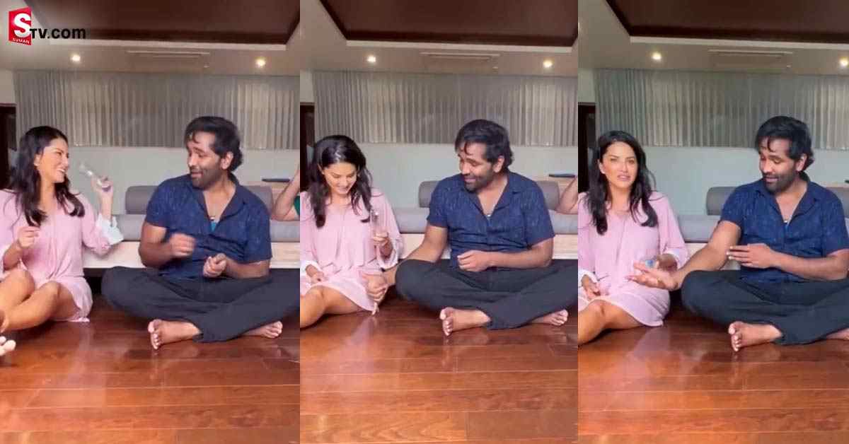 సన్నీ లియోన్‌తో ఓ ఆట ఆడుకున్న మోహన్ బాబు తనయుడు!