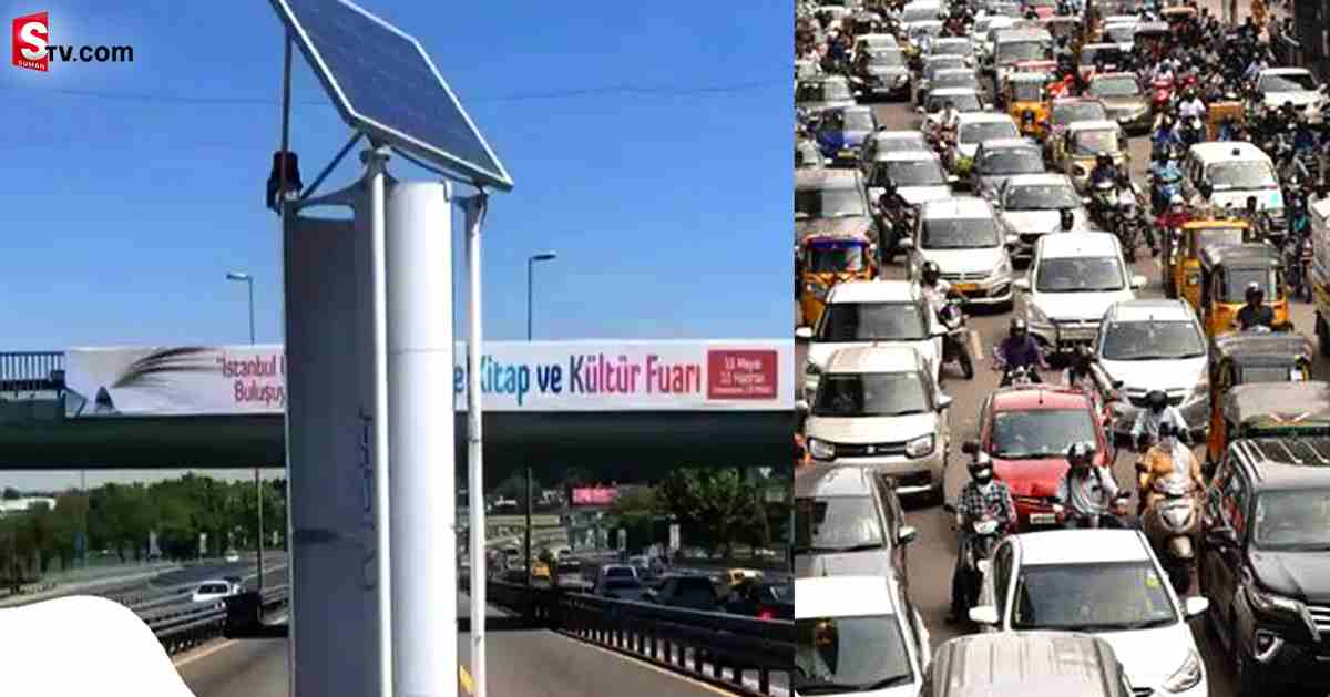 బలే ఐడియా.. ట్రాఫిక్ నుంచి కరెంట్ తయారీ!