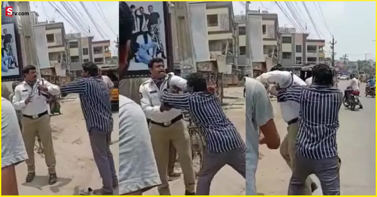 AP: కారు ఆపినందుకు ట్రాఫిక్‌ కానిస్టేబుల్‌పై దాడి