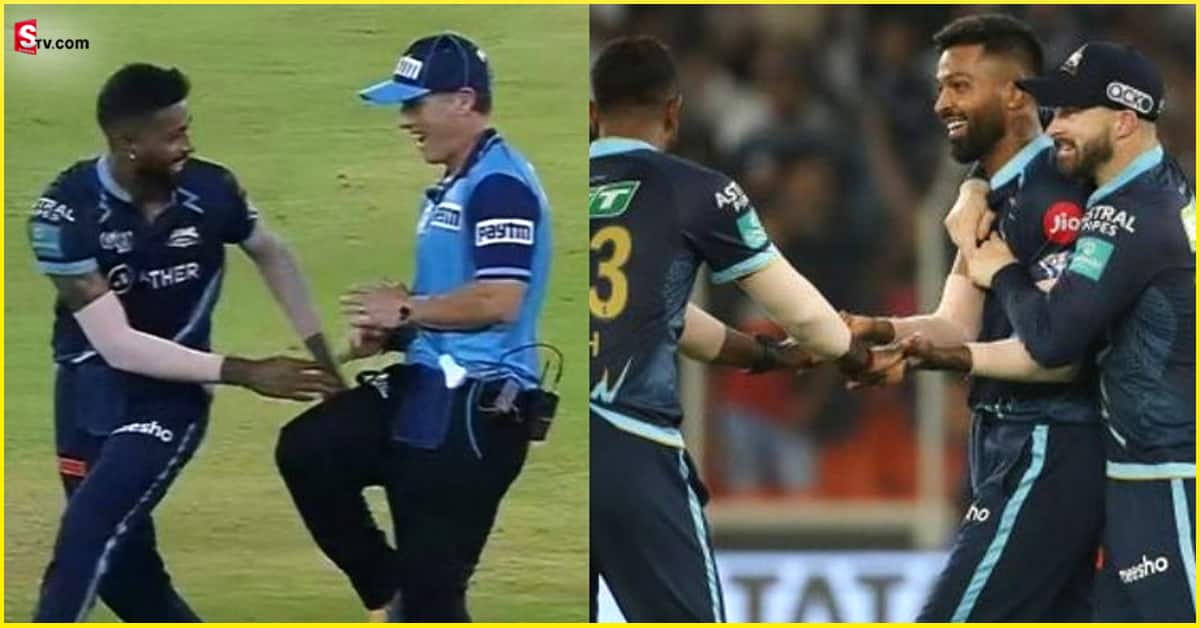 Hardik Pandya: వీడియో: వికెట్‌ తీసి అంపైర్‌తో సెలబ్రేట్‌ చేసుకున్న హార్థిక్‌ పాండ్యా