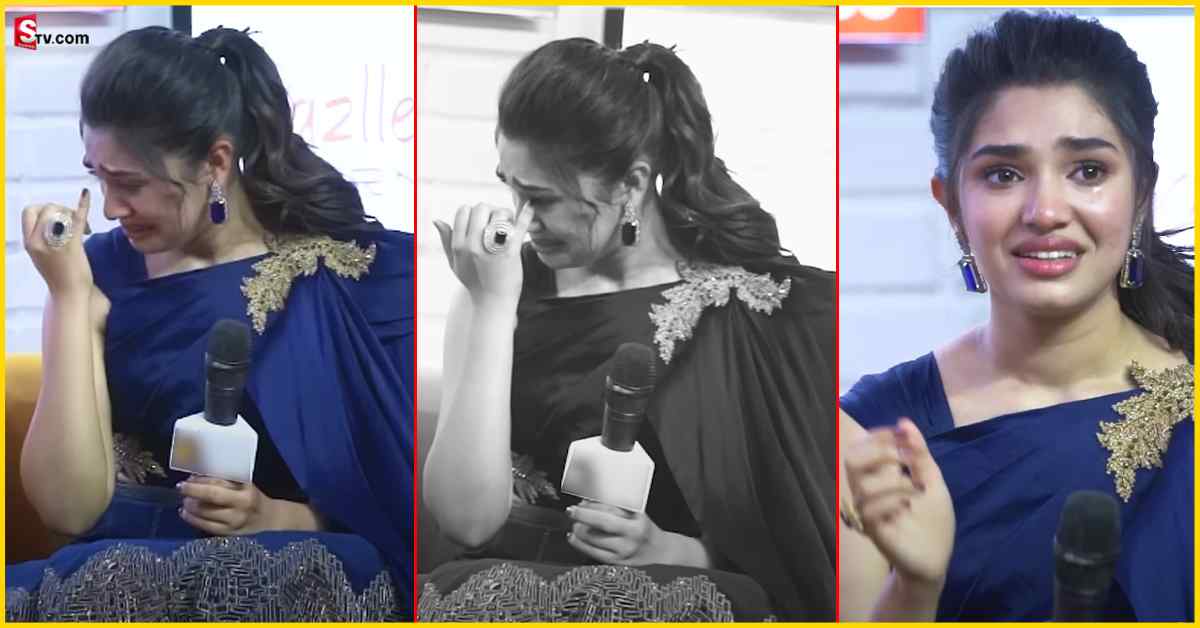 Krithi Shetty: ఇంటర్వ్యూలో ఎమోషనల్‌.. కన్నీళ్లు పెట్టుకున్న హీరోయిన్‌ కృతి శెట్టి